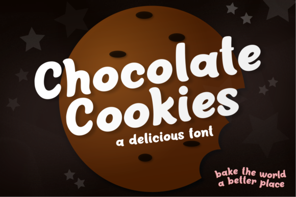 Chocolate Cookies Font - Featured Image