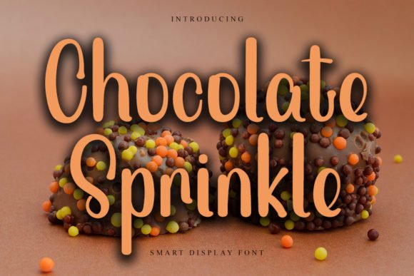 Chocolate Sprinkle Font - Featured Image