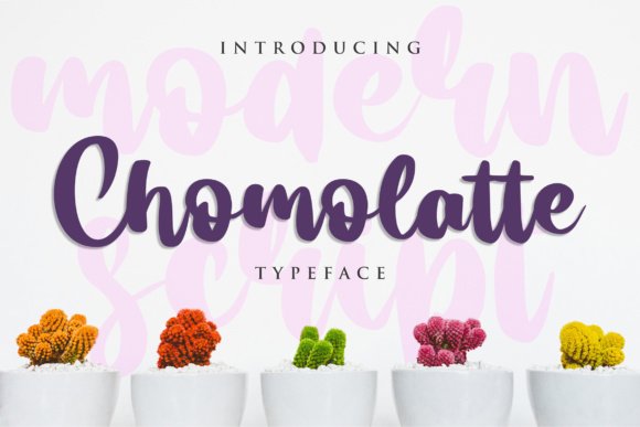 Chomolatte Font - Featured Image