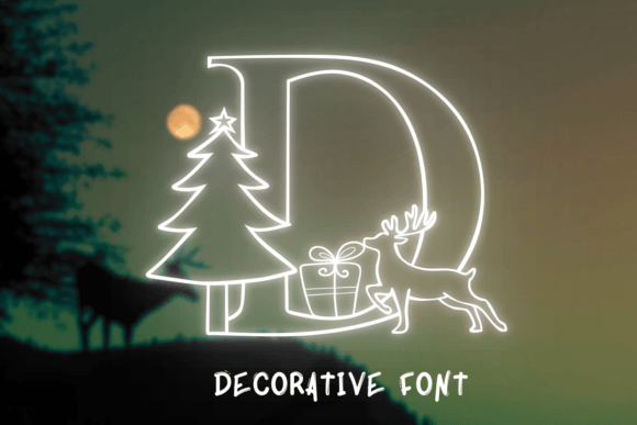 Chrismas Deer Font - Featured Image