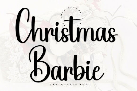 Christmas Barbie Font - Featured Image