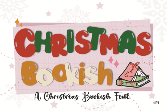 Christmas Bookish Font - Featured Image