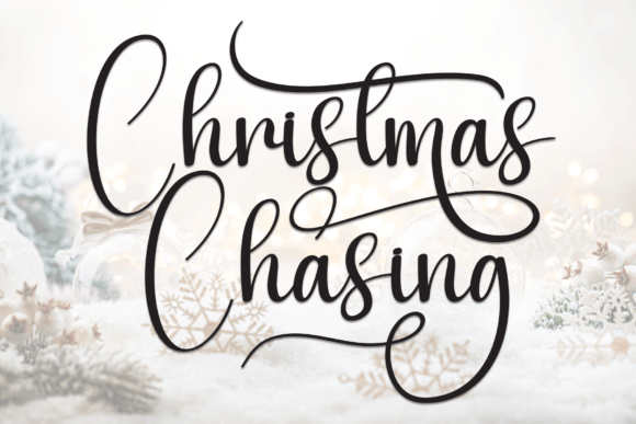 Christmas Chasing Font - Featured Image
