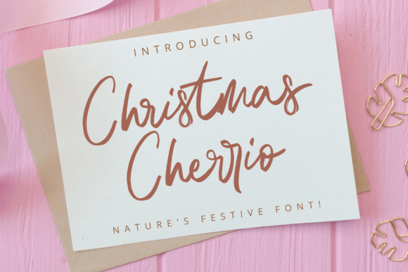 Christmas Cherrio Font - Featured Image