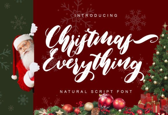 Christmas Everything Font - Featured Image