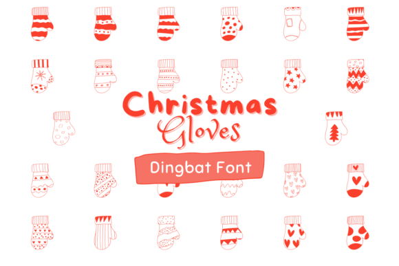 Christmas Gloves Font - Featured Image