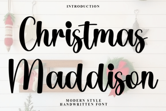 Christmas Maddison Font - Featured Image
