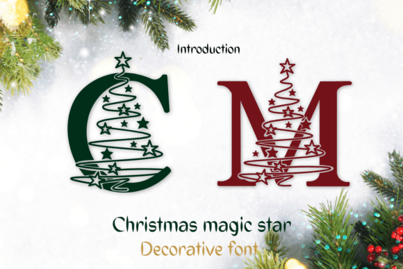 Christmas Magic Star Font - Featured Image
