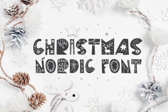 Christmas Nordic Font - Featured Image