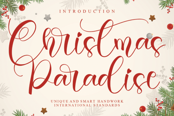 Christmas Paradise Font - Featured Image