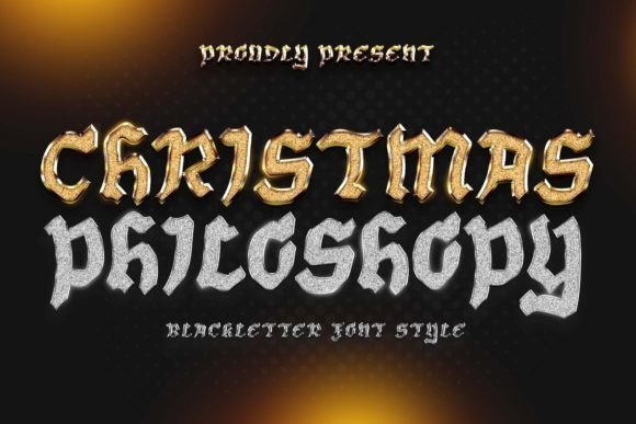 Christmas Philosophy Font - Featured Image
