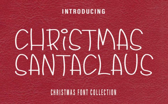 Christmas Santaclaus Font - Featured Image