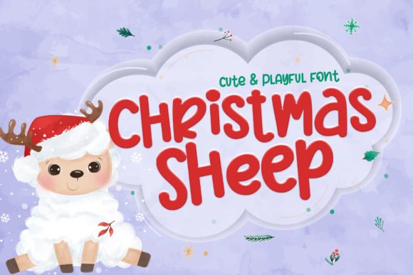 Christmas Sheep Font - Featured Image