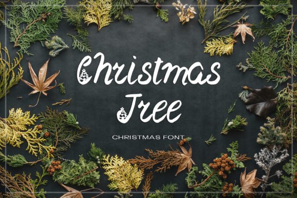 Christmas Tree Font - Featured Image