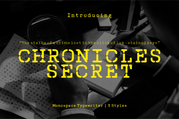Chronicles Secret Font - Featured Image