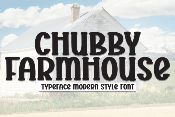 Chubby Farmhouse Font - Featured Image