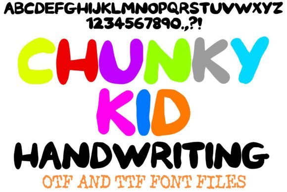 Chunky Kid Font - Featured Image