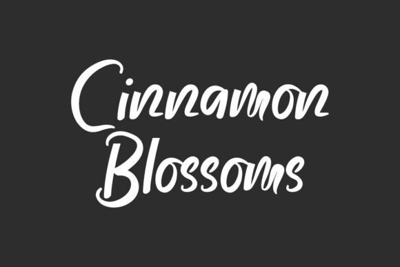 Cinnamon Blossoms Font - Featured Image