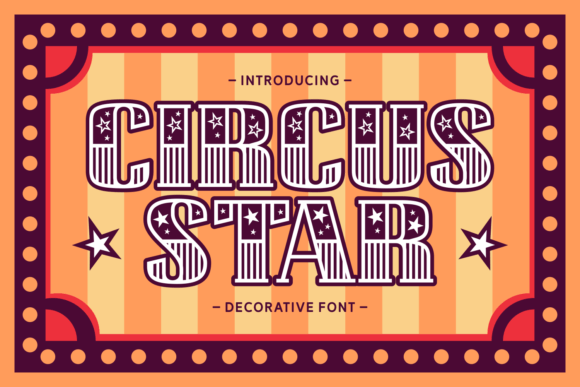 Circus Star Font - Featured Image