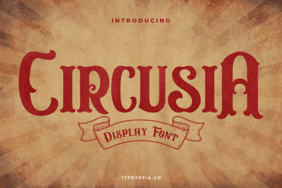 Circusia Font - Featured Image