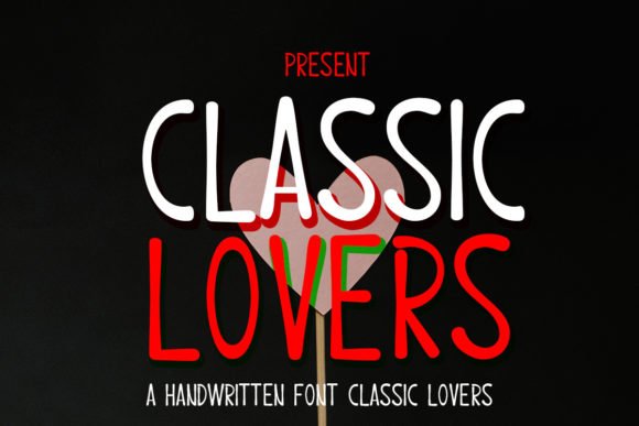 Classic Lovers Font - Featured Image