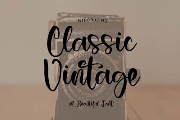 Classic Vintage Font - Featured Image