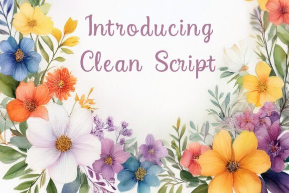 Clean Script Font - Featured Image