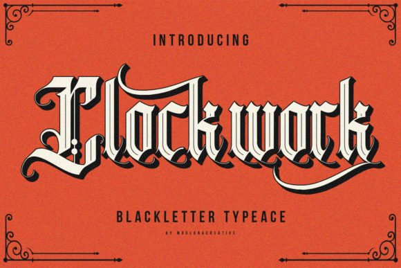 Clockwork Font - Featured Image