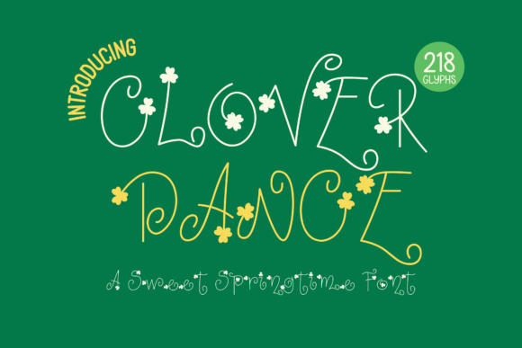 Clover Dance Font - Featured Image