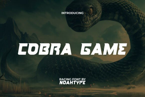 Cobra Game Font - Featured Image
