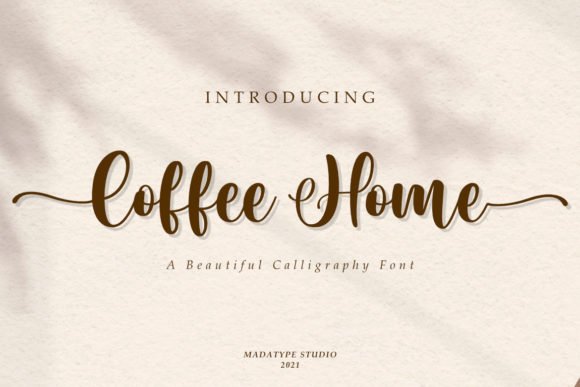 Coffee Home Font - Featured Image