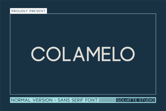 Colamelo Font - Featured Image