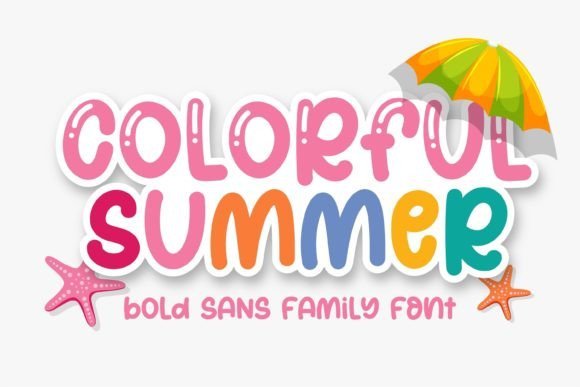 Colorful Summer Font - Featured Image