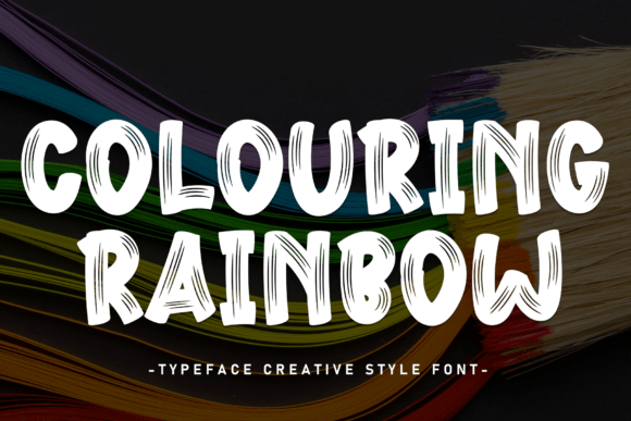 Colouring Rainbow Font - Featured Image