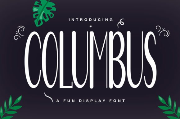 Columbus Font - Featured Image