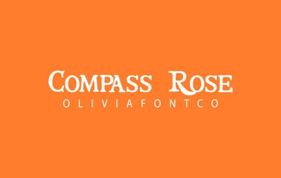 Compass Rose Font - Featured Image