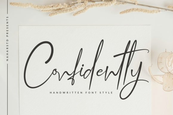 Confidently Font - Featured Image