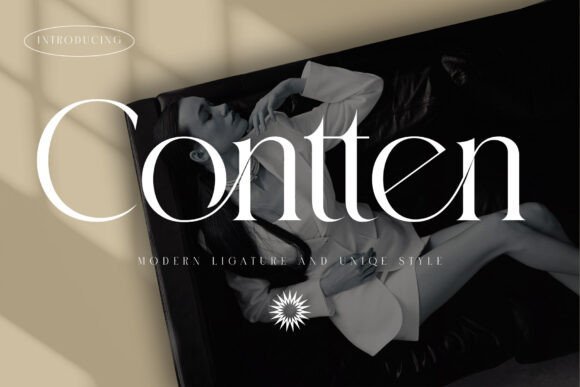 Contten Font - Featured Image