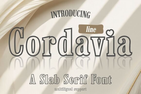 Cordavia Line Font - Featured Image