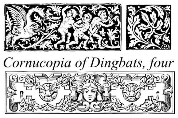 Cornucopia of Dingbats Four Font - Featured Image