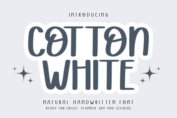 Cotton White Font - Featured Image