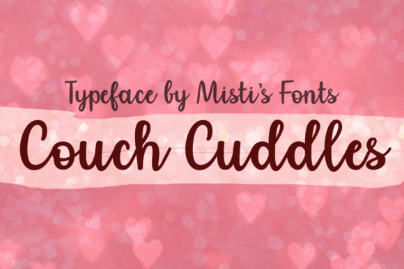 Couch Cuddles Font - Featured Image