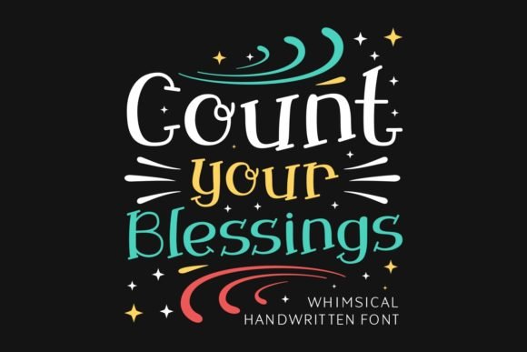 Count Your Blessings Font - Featured Image