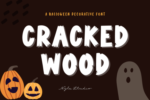 Cracked Wood Font - Featured Image