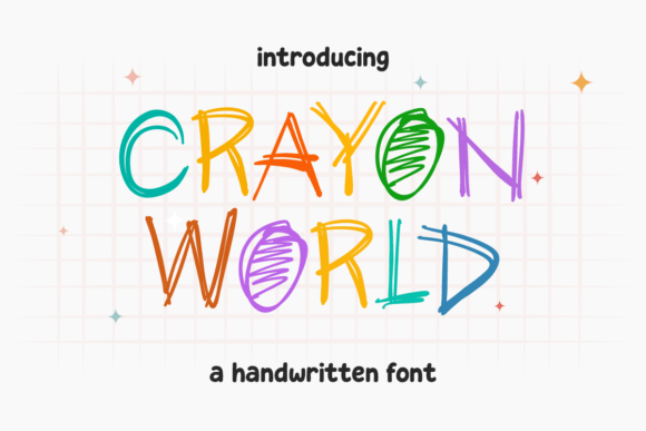 Crayon World Font - Featured Image