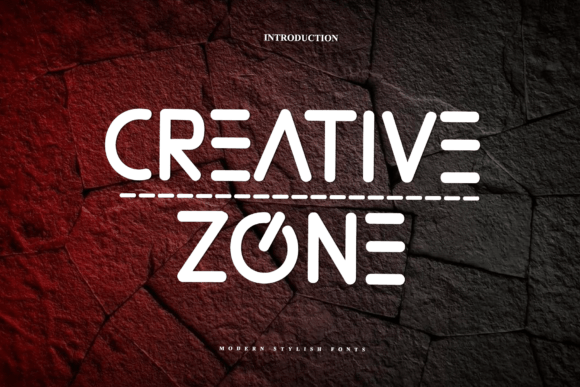 Creative Zone Font - Featured Image