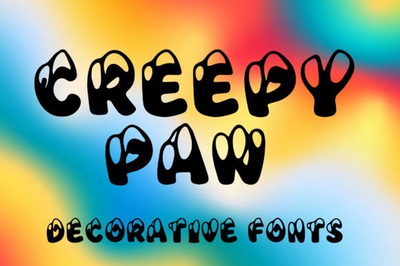Creepy Paw Font - Featured Image