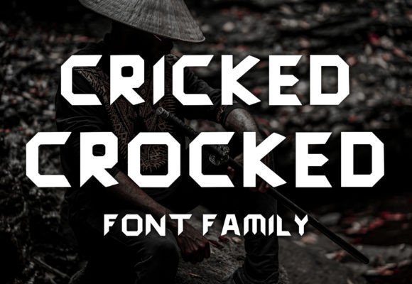 Cricked Crocked Font - Featured Image
