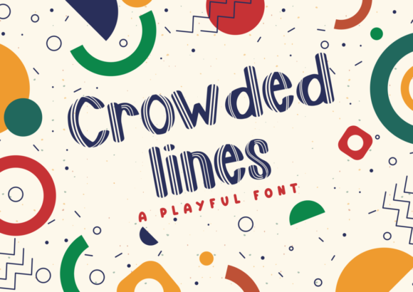 Crowded Lines Font - Featured Image