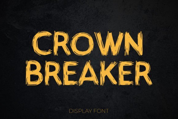 Crown Breaker Font - Featured Image